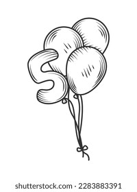 Floating bunch of balloons, cinco de mayo party