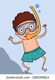 floating child illustration
