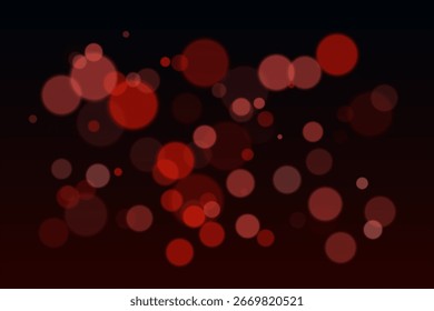 Formas circulares flotantes esparcidas por el marco. La escala y el desenfoque variables crean una sensación de movimiento de la luz y profundidad abstracta.