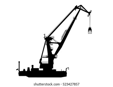 Floating crane