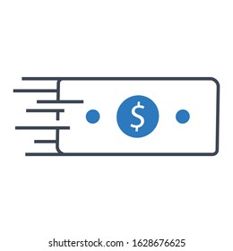 Floating Exchange Rate Concept, Currency Rate Conversion Vector Icon Design