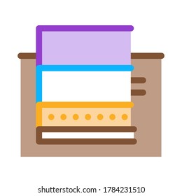 vector de icono de base flotante. signo de fundación flotante. ilustración de símbolo de color