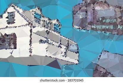 Floating House Background