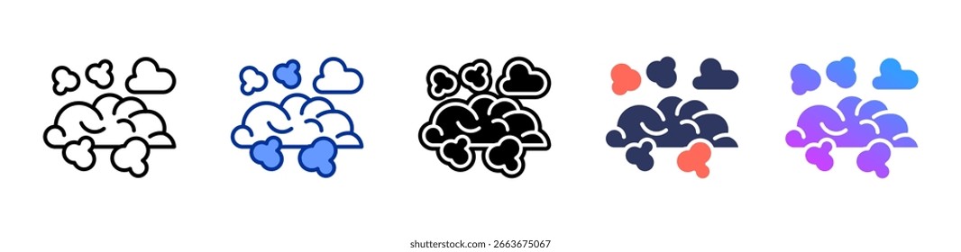 Floating Mind icon sheet multiple style collection