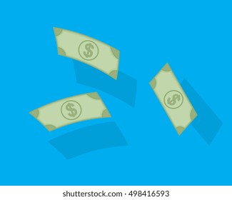 Floating Money Concept