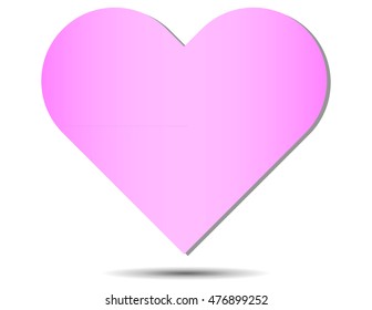 Floating Pink Heart
