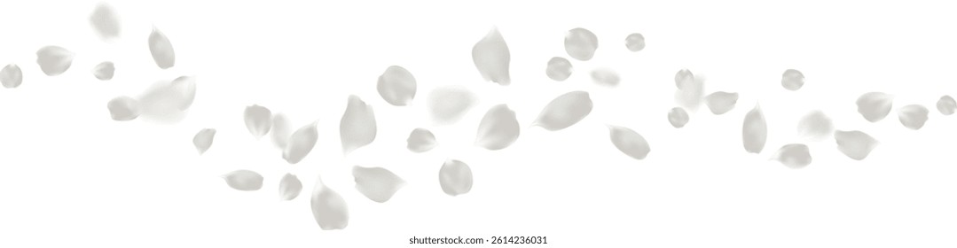 Floating rose petals lovely background. symbolic flower of love composition beauty spa, event