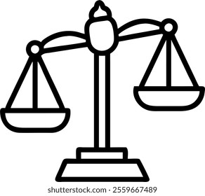 Floating scale and gavel symbolizing compliance and justice concept as A vector image featuring scales and a gavel floating above a white background symbolizing compliance and justice in business prac