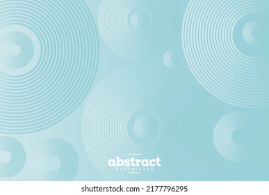 la esfera flotante con rayas de línea en el tema de la tecnología azul gradiente puede utilizarse para publicidad afiche folleto página web plantilla de presentación de productos paquete de diseño de vectores.