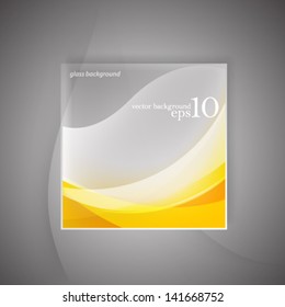 Floating Squared Glass Background-eps10