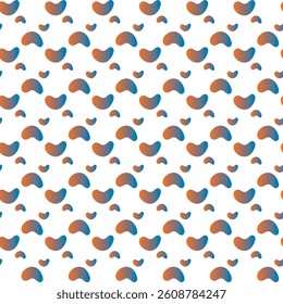 Floating Stone Formation Seamless Vector Pattern Design