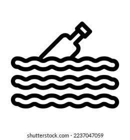 Floating Vector Line Icon Design