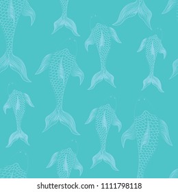 A flock of beautiful fish for a bright background image.