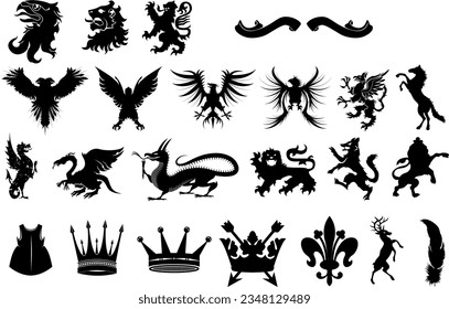Flock of birds. Silhouette flying bird background Free Vector
