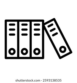 Floder Glyph Icon Design For Personal nad Commercial Use