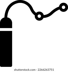 ilustración de flogger Vector en un fondo transparente. Símbolos de calidad superior. Iconos vectoriales de glifos para diseño de conceptos y gráficos. 
