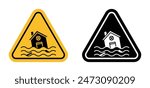 Flood Disaster Warning Sign Promote Safety in Flood-Prone Areas
