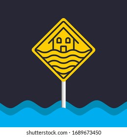 611 Flash flood icon Images, Stock Photos & Vectors | Shutterstock