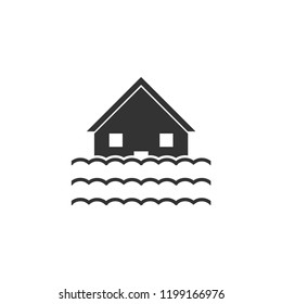 Flood. Icon Flat