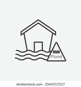 Flood icon set. vector illustration.