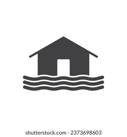 Flood Icon Sign Symbol Vector