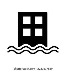Flood icon vector design template