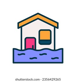 flood icon for your website, mobile, presentation, and logo design.