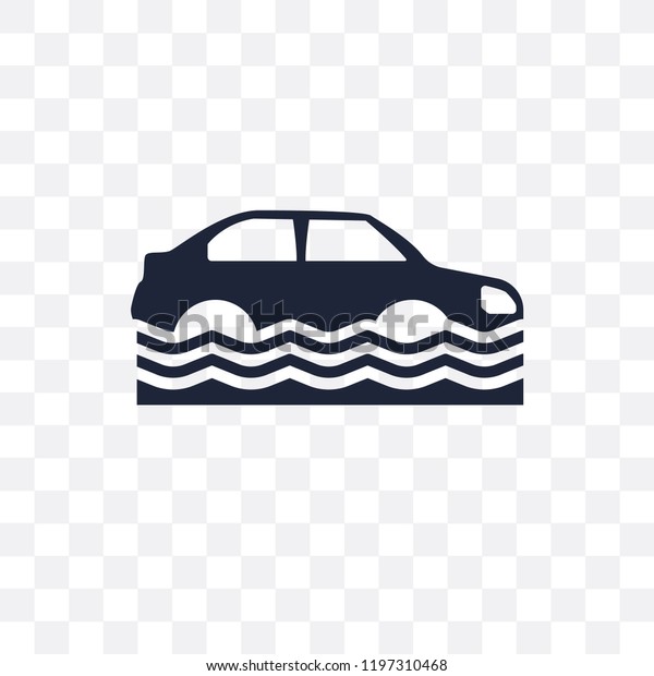 Flood risk transparent icon. Flood risk\
symbol design from Insurance\
collection.
