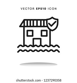 Flood vector icon