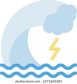 flood Vector illustration on a transparent background. Premium quality symmbols. Line Color vector icons for concept and graphic design.