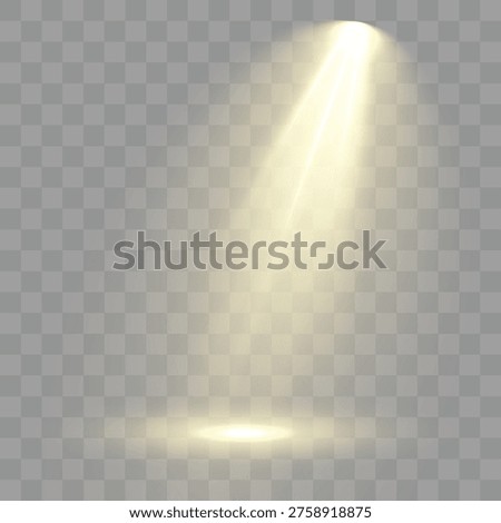 Floodlight bright, for web or poster use.