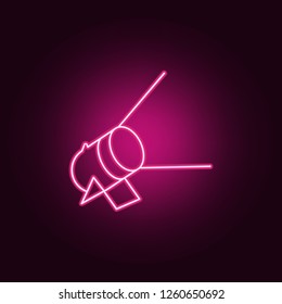 floodlight for lighting icon. Elements of Spotlight in neon style icons. Simple icon for websites, web design, mobile app, info graphics