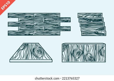 Floor and architecture decoration material design vector flat modern isolated illustration