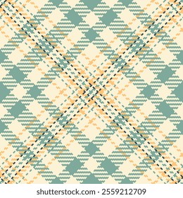 Floor background vector pattern, deco check plaid seamless. Art tartan texture fabric textile in papaya whip and pastel colors palette.