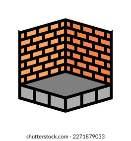 floor building house color icon vector. floor building house sign. isolated symbol illustration