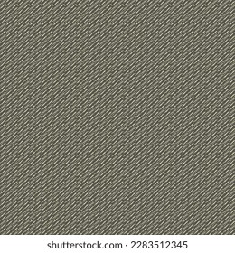 Floor carpet texture. Dense, durable fabric, made of jute or other material. Gray textured background. Abstract vector.