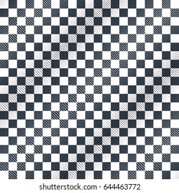 Floor, Checkerboard Or Finish Racing Car Flag Vector Background