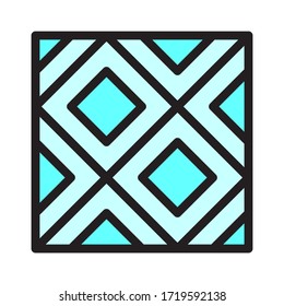 Floor coverings, Ceramics Icon In Trendy  Design Vector Eps 10