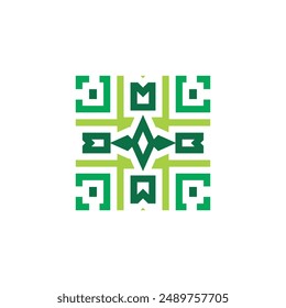 Floor Design for Home Ceramic Decoration with Minimalist Abstract Shapes X