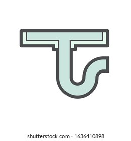 Floor drainage equipment vector icon design.
	Í