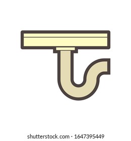 Floor drainage equipment vector icon design.