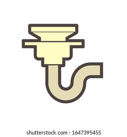 Floor drainage equipment vector icon design.
