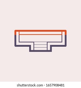 Floor drainage equipment vector icon design.