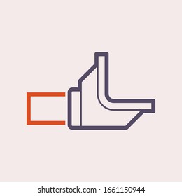 Floor drainage equipment vector icon design.