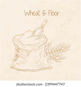 Floor Drawing  Wheat