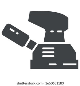 Floor grinding icon on white background	