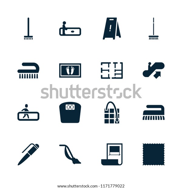 Floor Icon Collection 16 Floor Filled Stock Vector Royalty Free