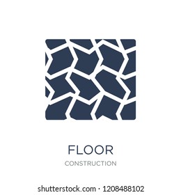 Floor icon. Trendy flat vector Floor icon on white background from Construction collection, vector illustration can be use for web and mobile, eps10