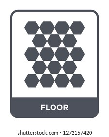 floor icon vector on white background, floor trendy filled icons from Furniture and household collection, floor simple element illustration