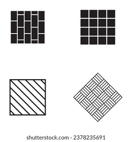 diseño del logotipo de la ilustración de la plantilla del vector de iconos de piso